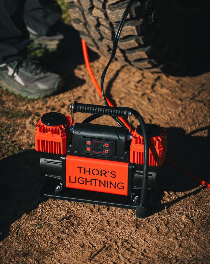 Thor’s Lightning Bolt TrueDual Air Compressor TotalControl Thor’s Lightning Bolt TrueDual Air Compressor TotalControl